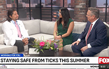 Desai on FOX 4 staying safe from ticks this summer